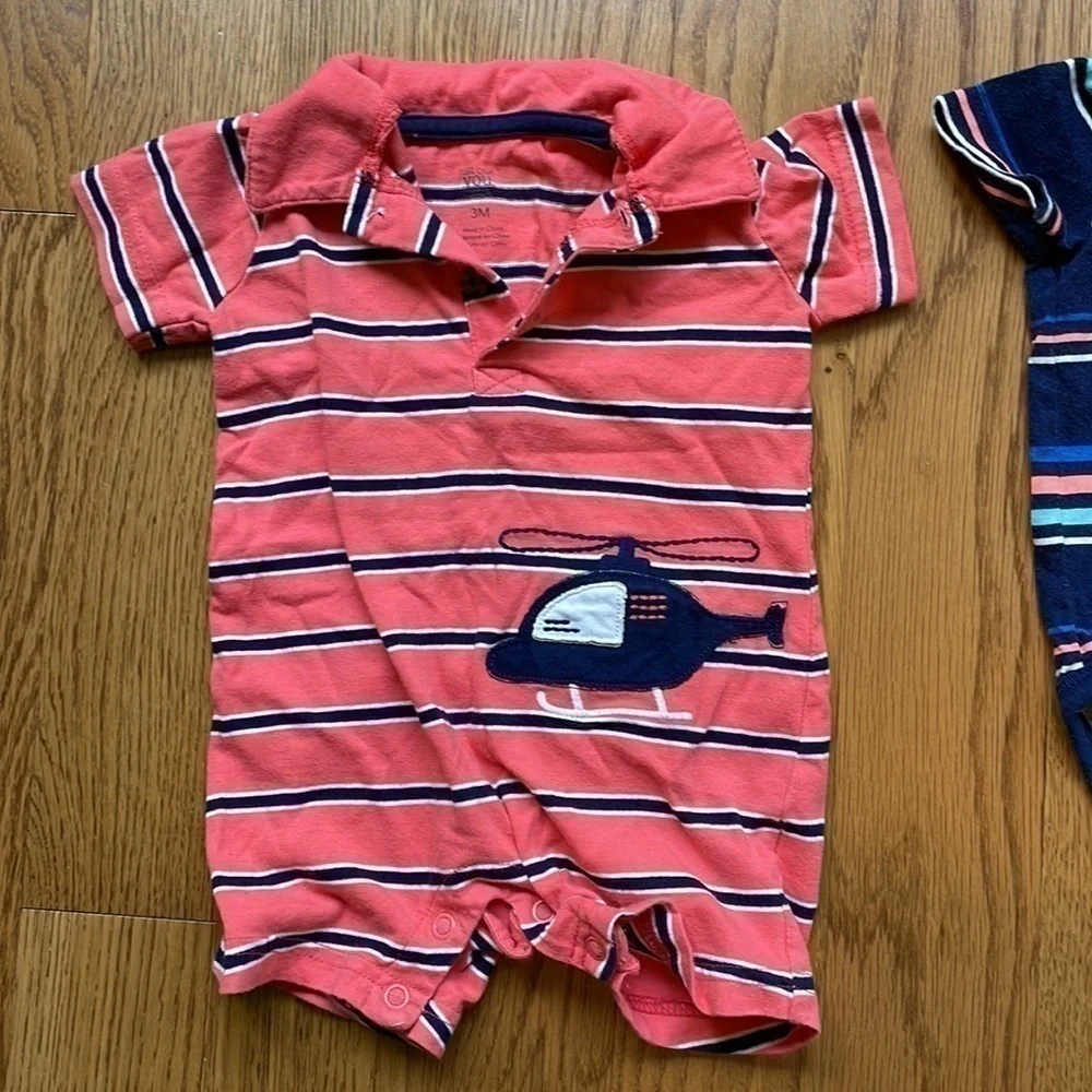 3 Onesies Short Long Sleeve Carter’s 3 Months